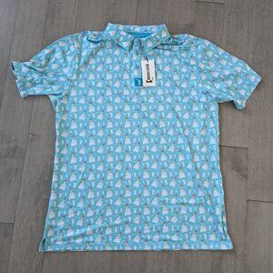 NWT Patron Tequila Bogey Bros Polo Shirt